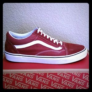 Men's Vans Old Skool burgundy